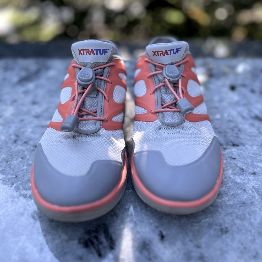 Xtratuf spindrift size 8.5 women coral and grey water shoe